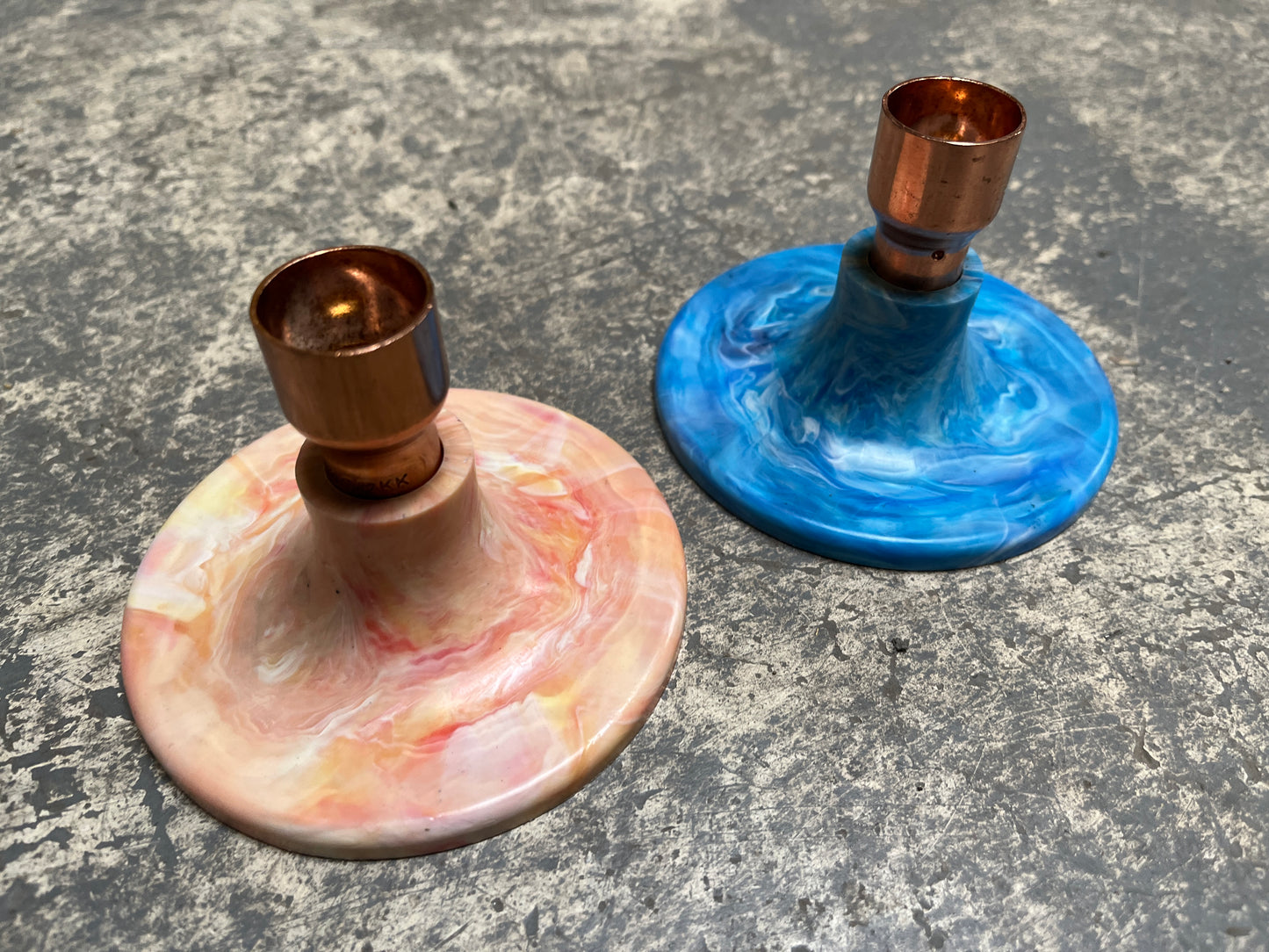 Candle holder - pink