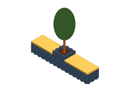 Unibrick - Bench/Planter